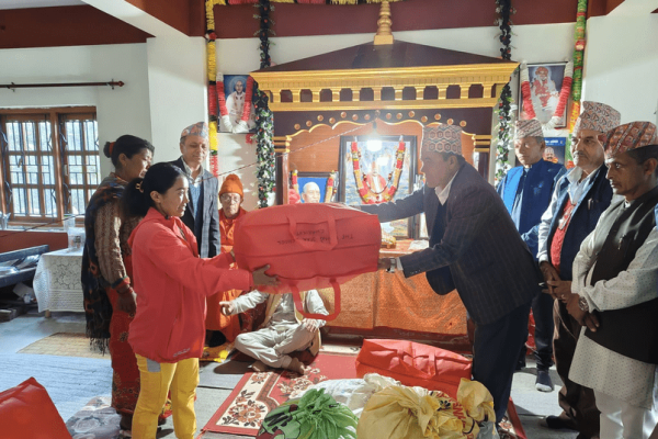 The Rising Star School Extends Helping Hand to Fire Victims in Kalinchok